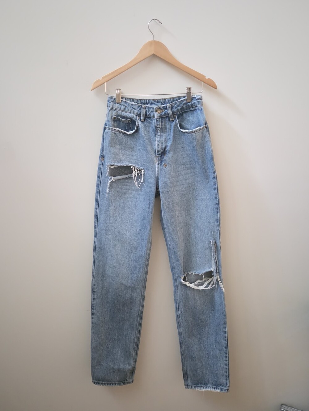 Ksubi High Rise Straight Leg Jeans 26
